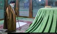حضور رهبر معظم انقلاب اسلامی در مرقد مطهر امام راحل و گلزار شهدای بهشت زهرا